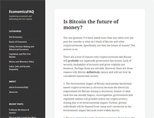 Tablet Screenshot of economicsfaq.com